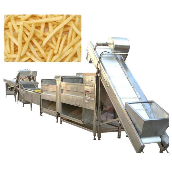 Automatic Fresh Potato Chips Frensh Quick-Freezing Chips Making Machine #1 image