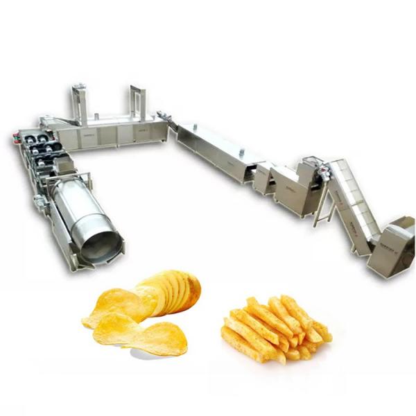 Hot Sale Potato Chips Crisps Making Machine/Frozen French Fries Frying Making Machine #3 image